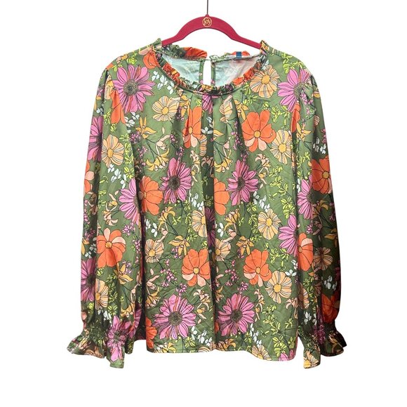 Michelle McDowell XXL Quinn Top Floral Poppy Pattern - Picture 2 of 12